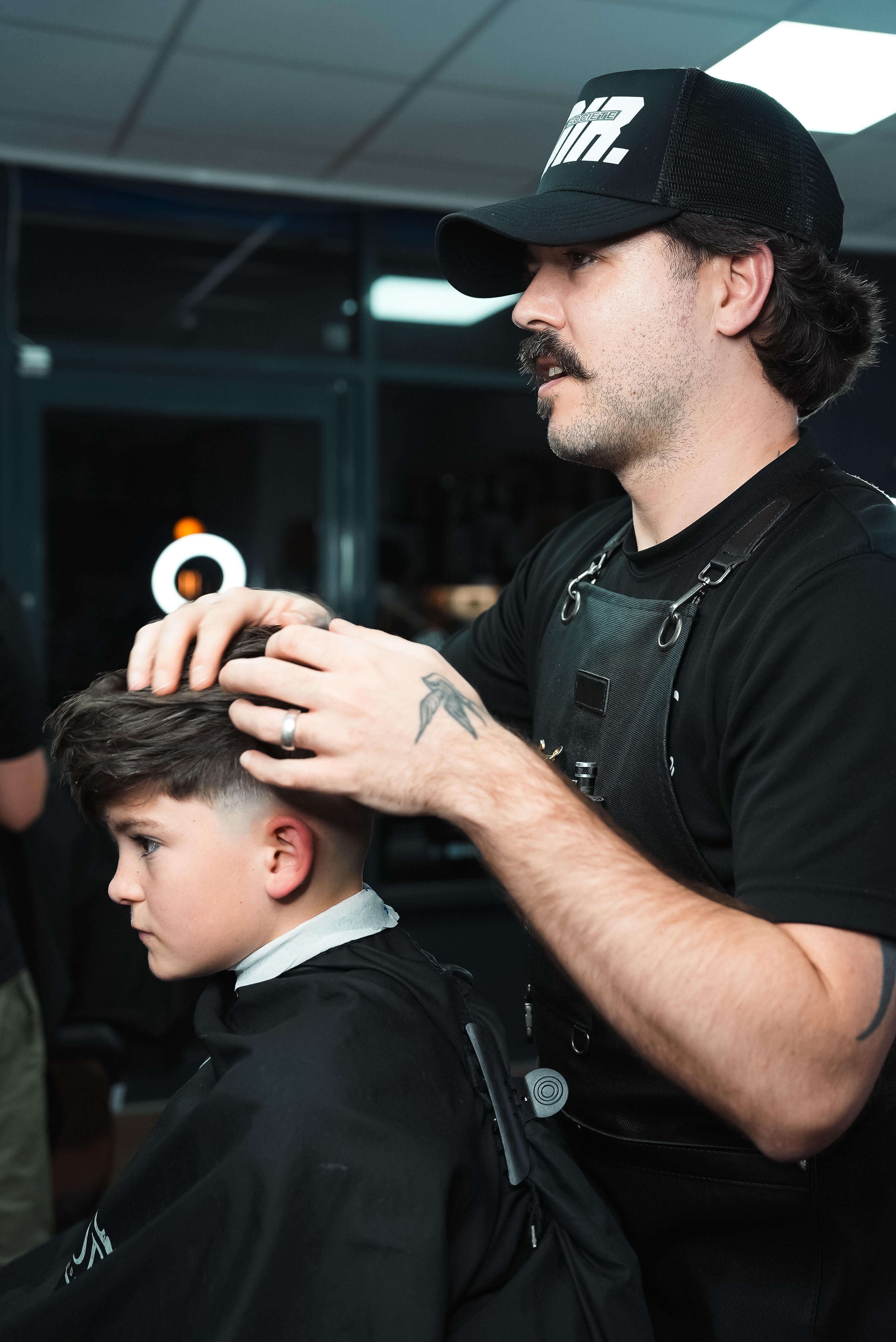 Grim at work in the studio