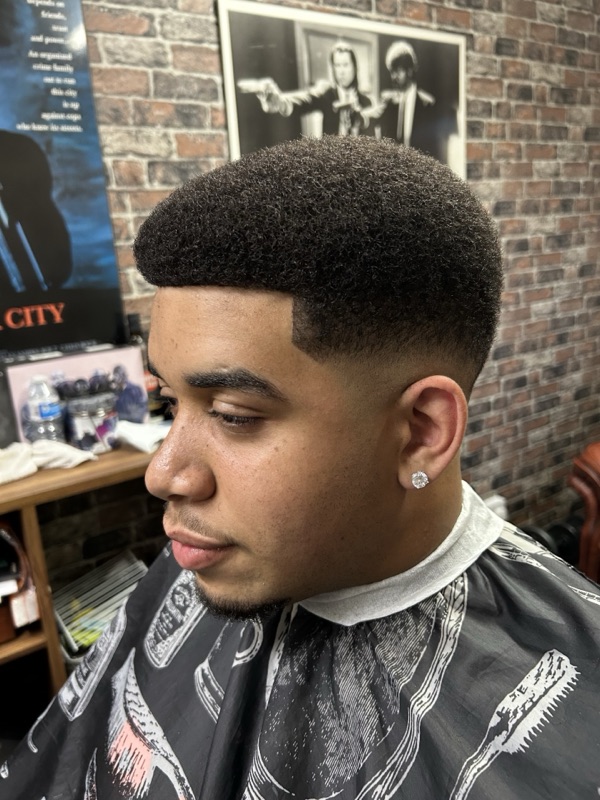 Afro and textured haircut